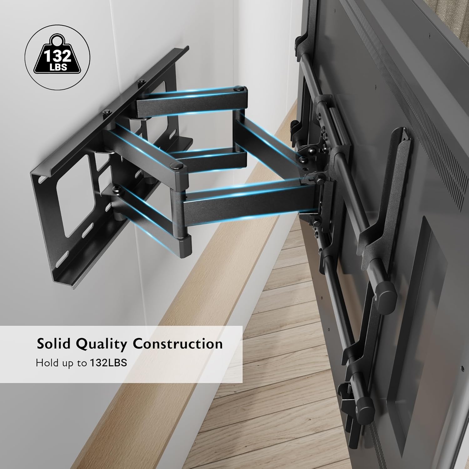 Full Motion Tv Wall Mount 37 to 84 inches