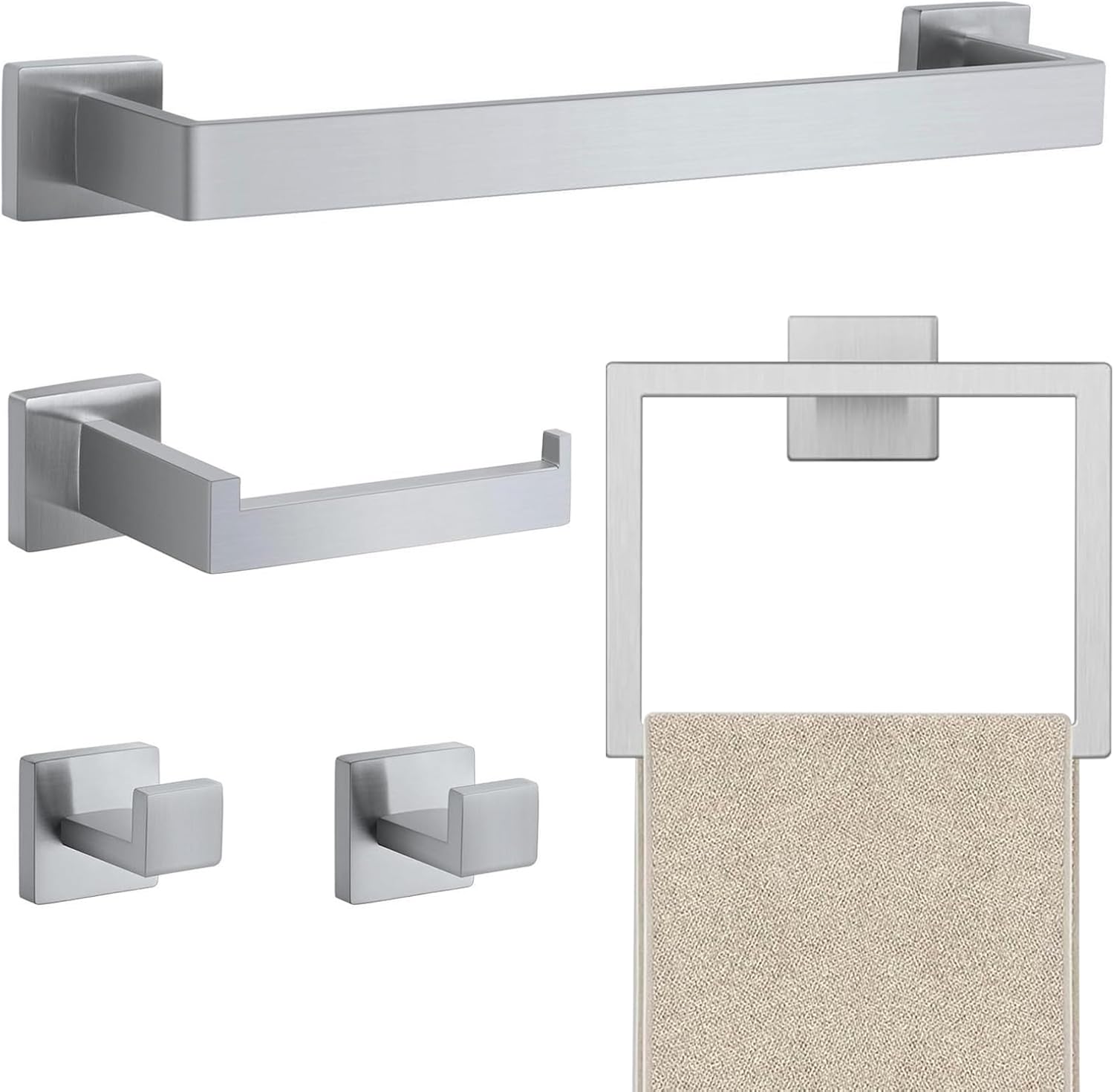 5-Piece Bathroom Hardware Set