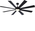 72 inch black ceiling fan included installation UP TO 12 FEETS